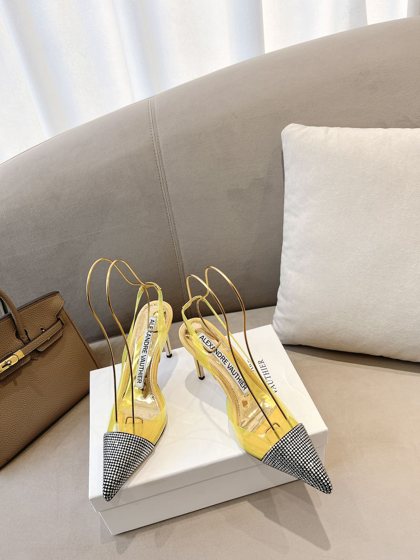 2021, 2023 Alexandre Vauthie Crystal Sole Water-Drive Shoes with Velvet Lining - 图片 4