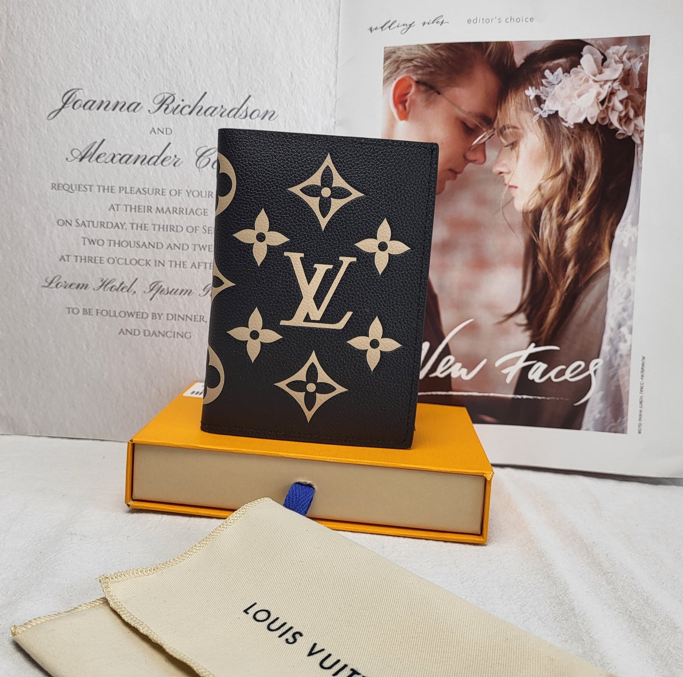 Various color options for the stylish leather passport holder