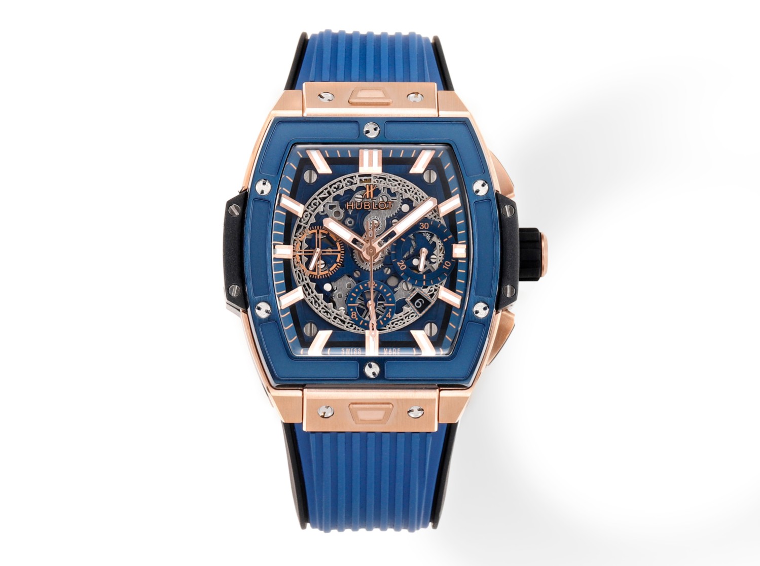 Hublot Big Bang Reloj Réplica al por mayor de diseñador
 Resina Caucho Cinturón Goma