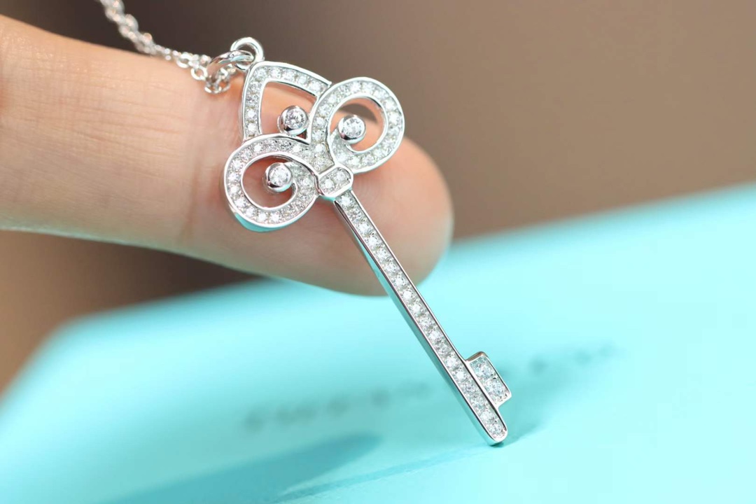 Tiffany & Co. 蒂芙尼Tiffany&Co.鸢尾花 钥匙项链