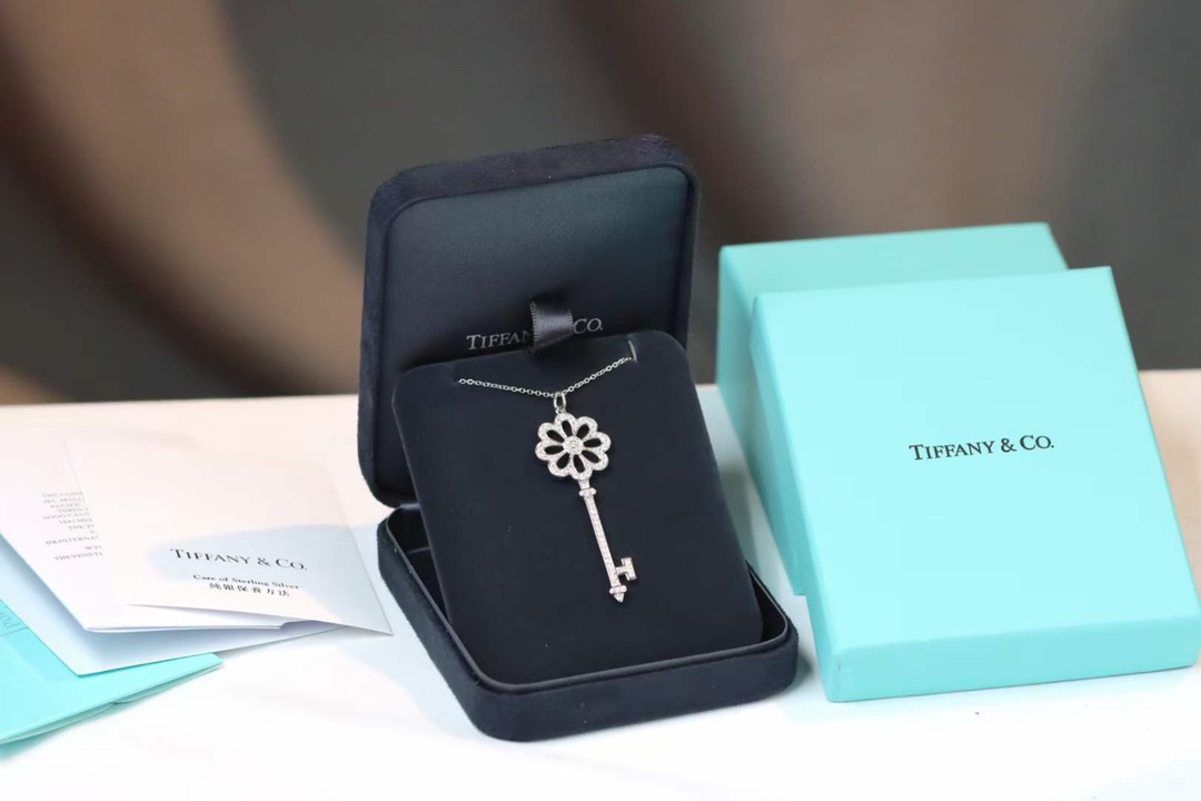 Tiffany & Co. 蒂芙尼Tiffany&Co.雏花菊钥匙项链