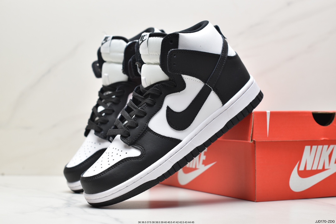 Nike Wmns SB Dunk High ”Panda” dunk series high-top casual sports skateboard shoes DD1399-105