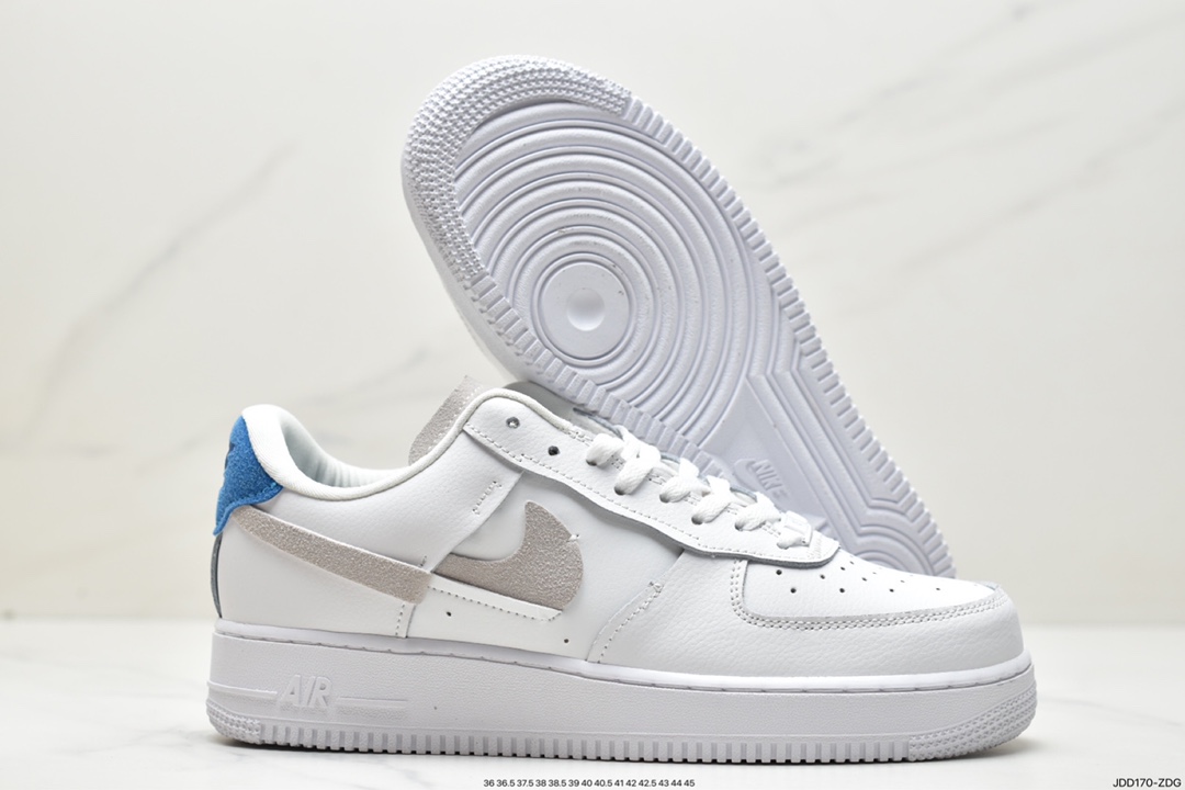 Nike Air Force 1 Vandalized 'SailGreen' Mandarin Duck Broken Hook Blue Green BV0740-100