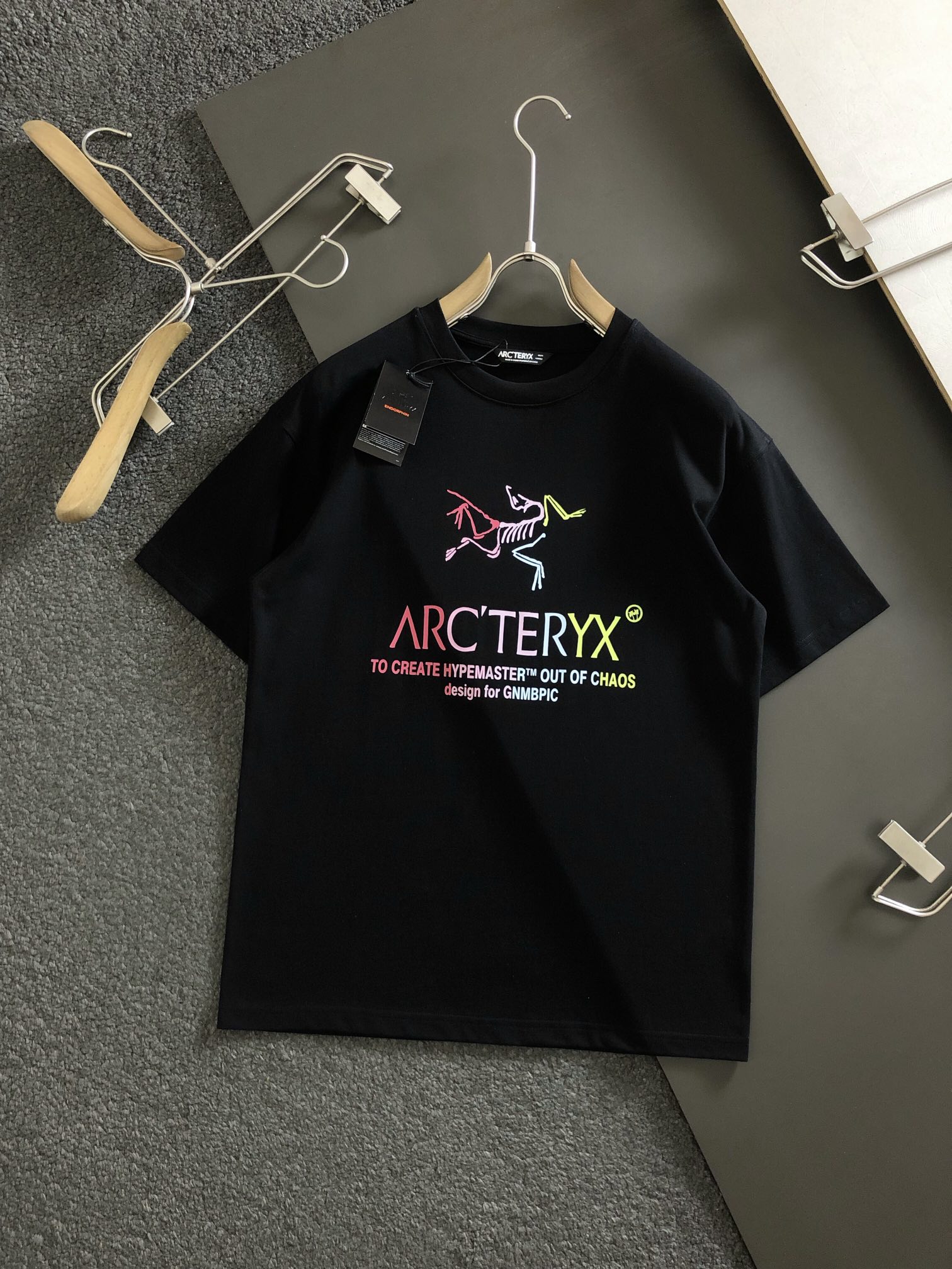 Las últimas mangas cortas impresas de Arc'teryx, mangas cortas originales de mostrador de alta calidad, telas importada…