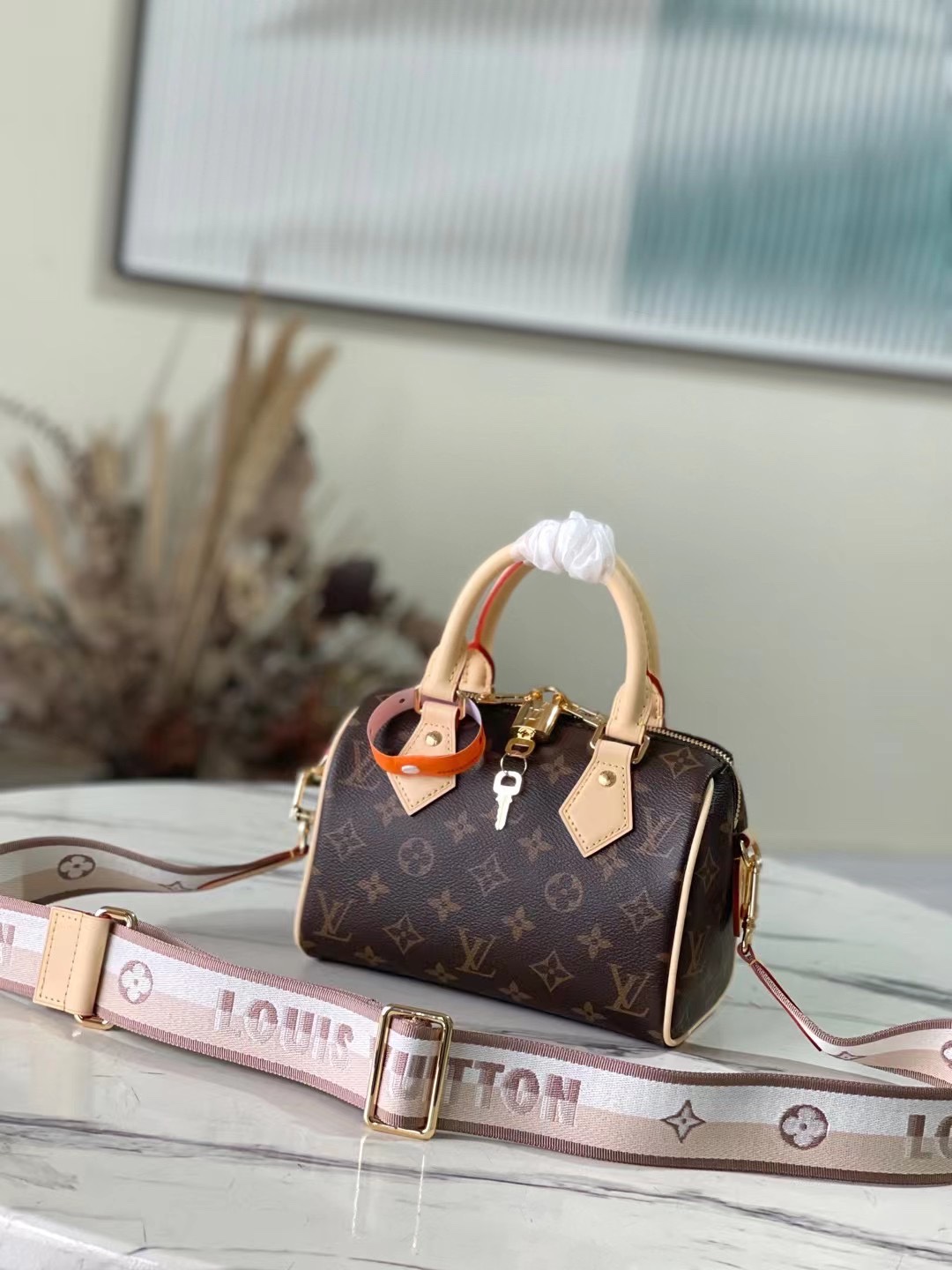 Louis Vuitton LV Speedy Bags Handbags Monogram Canvas Cowhide M46222