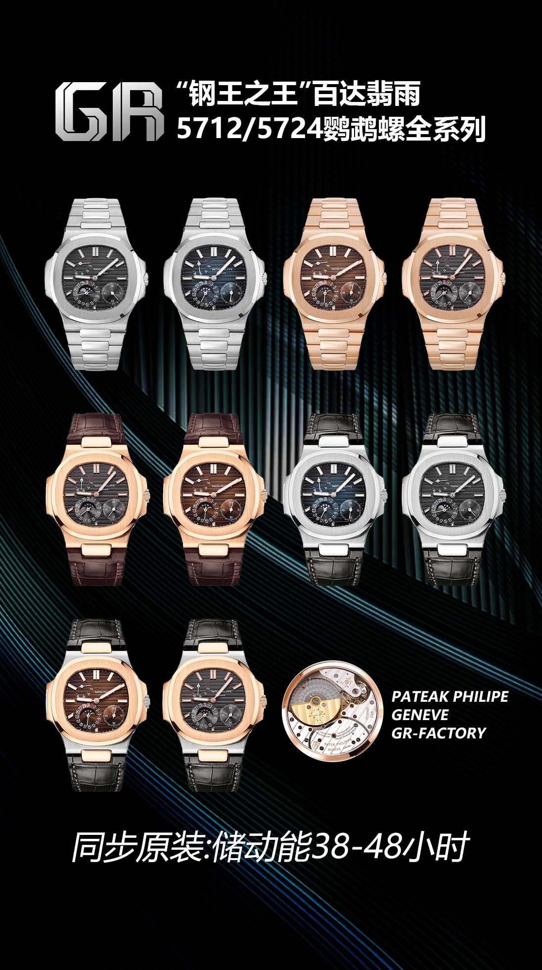 ¡El nuevo Patek Philippe 5712GR "Rey de los Aceros" hace un debut impactante! Súper computadora todo en uno C…