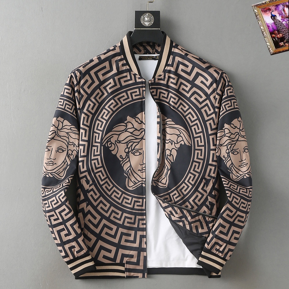 Versace Clothing Coats & Jackets Sell High Quality
 Men Fall/Winter Collection Fashion Casual