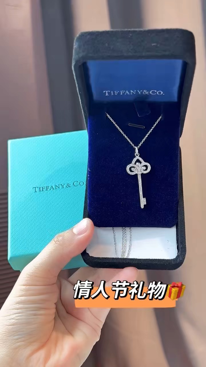 Tiffany & Co. 蒂芙尼Tiffany&Co.鸢尾花 钥匙项链