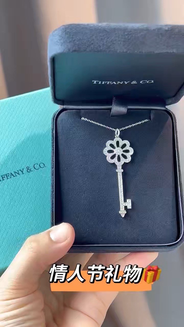 Tiffany & Co. 蒂芙尼Tiffany&Co.雏菊花钥匙项链