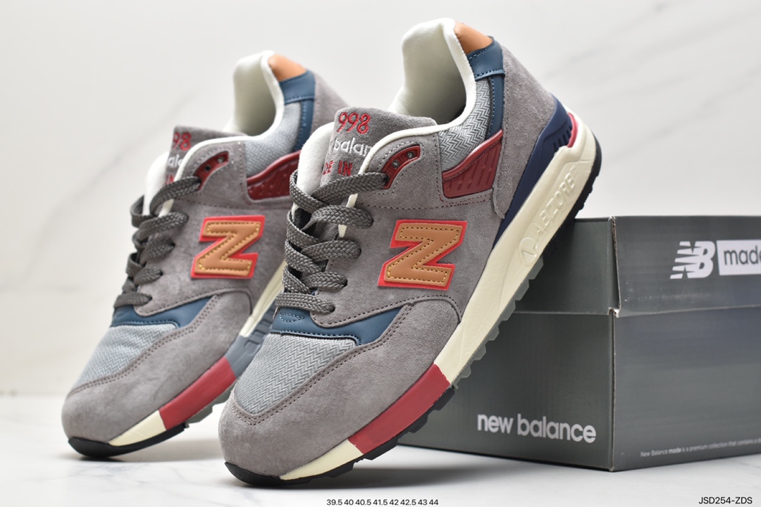 200 New Balance 新百伦 美产 M998DBR 复古休闲慢跑鞋