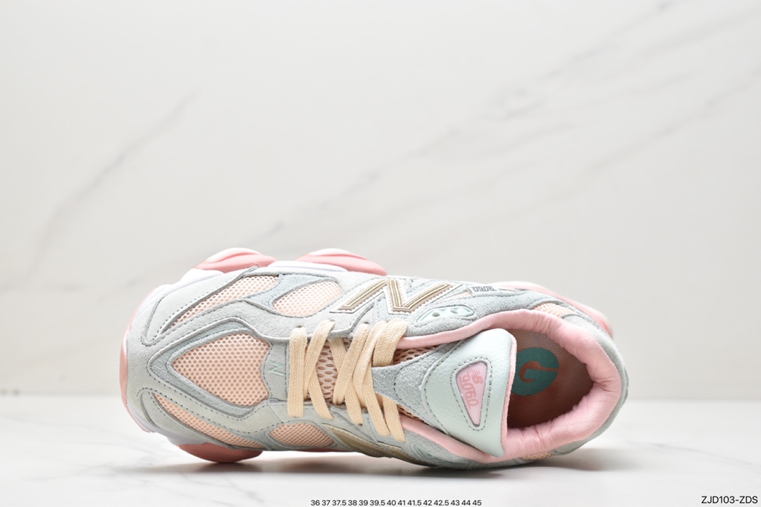 New Balance 9060 ”Baby Shower Blue” series retro all-match daddy style casual sports running shoes ”Co-branded ice clear blue beige powder” U9060JG1