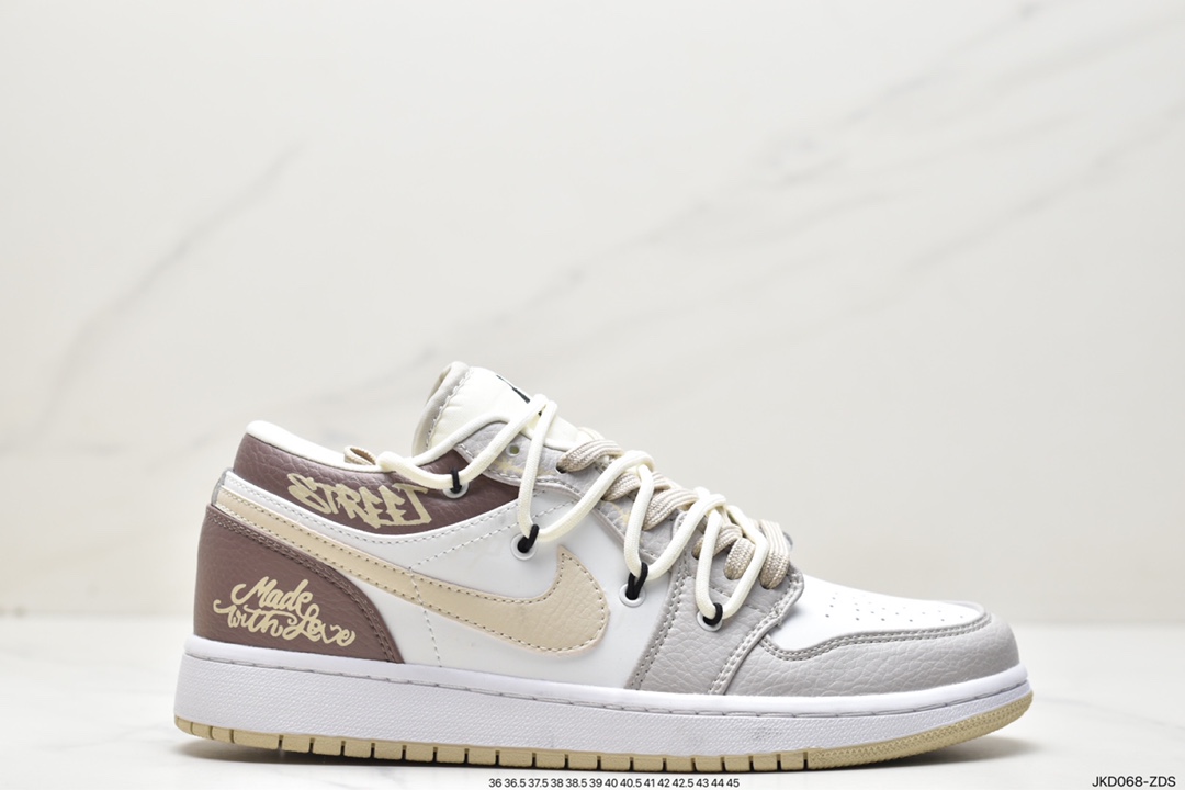 160 Air Jordan 1 Low 高街灰白553560-053