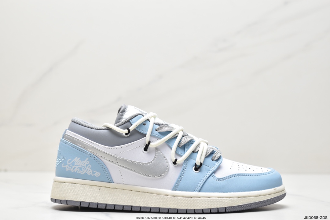 160 Air Jordan 1 Low 高街灰白553560-053