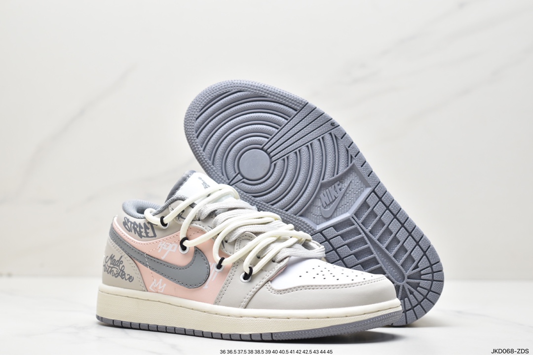 160 Air Jordan 1 Low 高街灰白553560-053