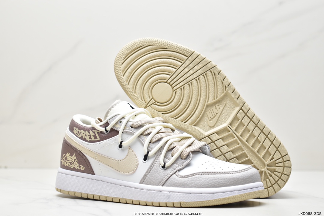 160 Air Jordan 1 Low 高街灰白553560-053
