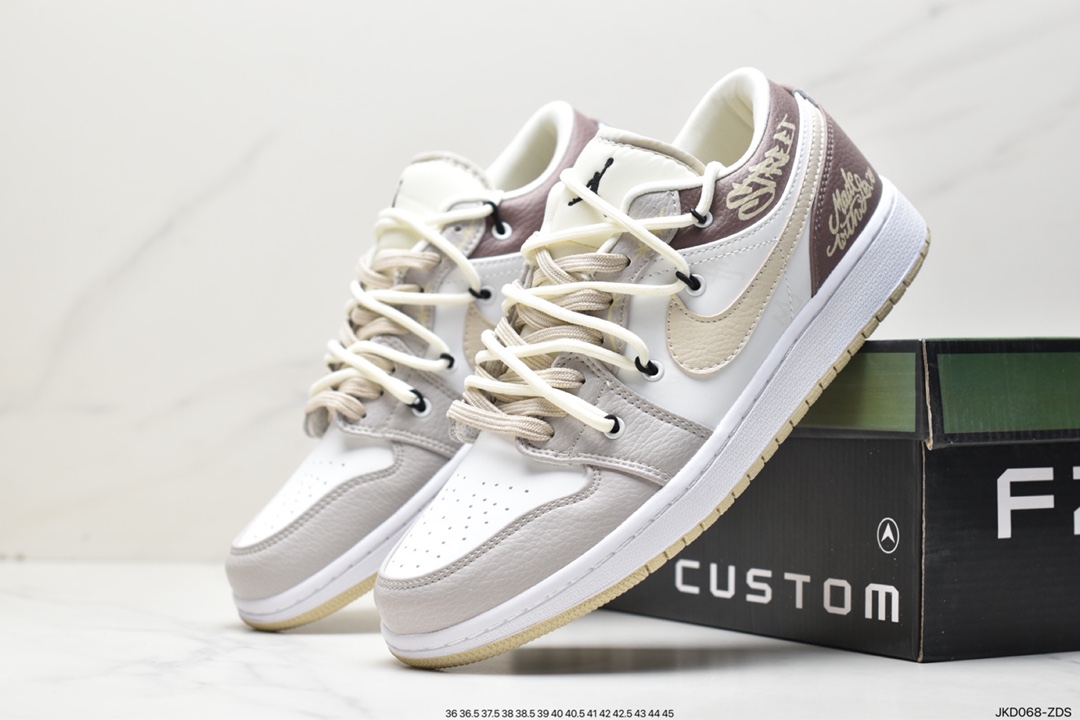 160 Air Jordan 1 Low 高街灰白553560-053