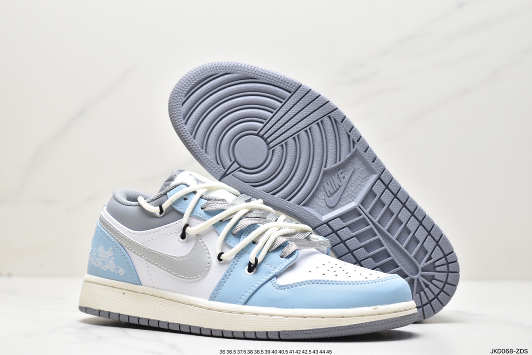 160 Air Jordan 1 Low 高街灰白553560-053