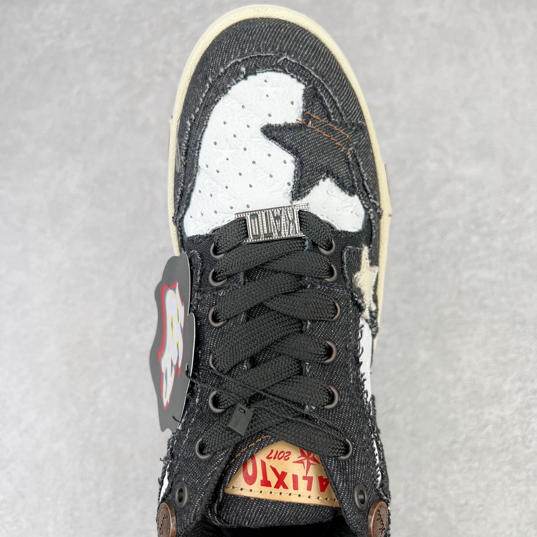 图片[4]-＃福利特价 KAALIXTO Retro Vintage 星星潮流休闲防滑耐磨低帮板鞋 此款鞋使用牛仔作为主要的鞋面材质 结实耐磨 鞋舌设计特有印花皮牌作为搭配充分凸显牛仔的特性 整体鞋款采用牛仔面料随意角度拼接的呈现方法 打破消费者原有对鞋子的刻板印象 让人耳目一新 织麦标在彰品品牌属性的同时更具牛仔的代表性元素 并采用加厚内里 穿着舒适透气 鞋底做旧氧化 尺码：36 37 38 39 40 41 42 43 44 45-选品中心