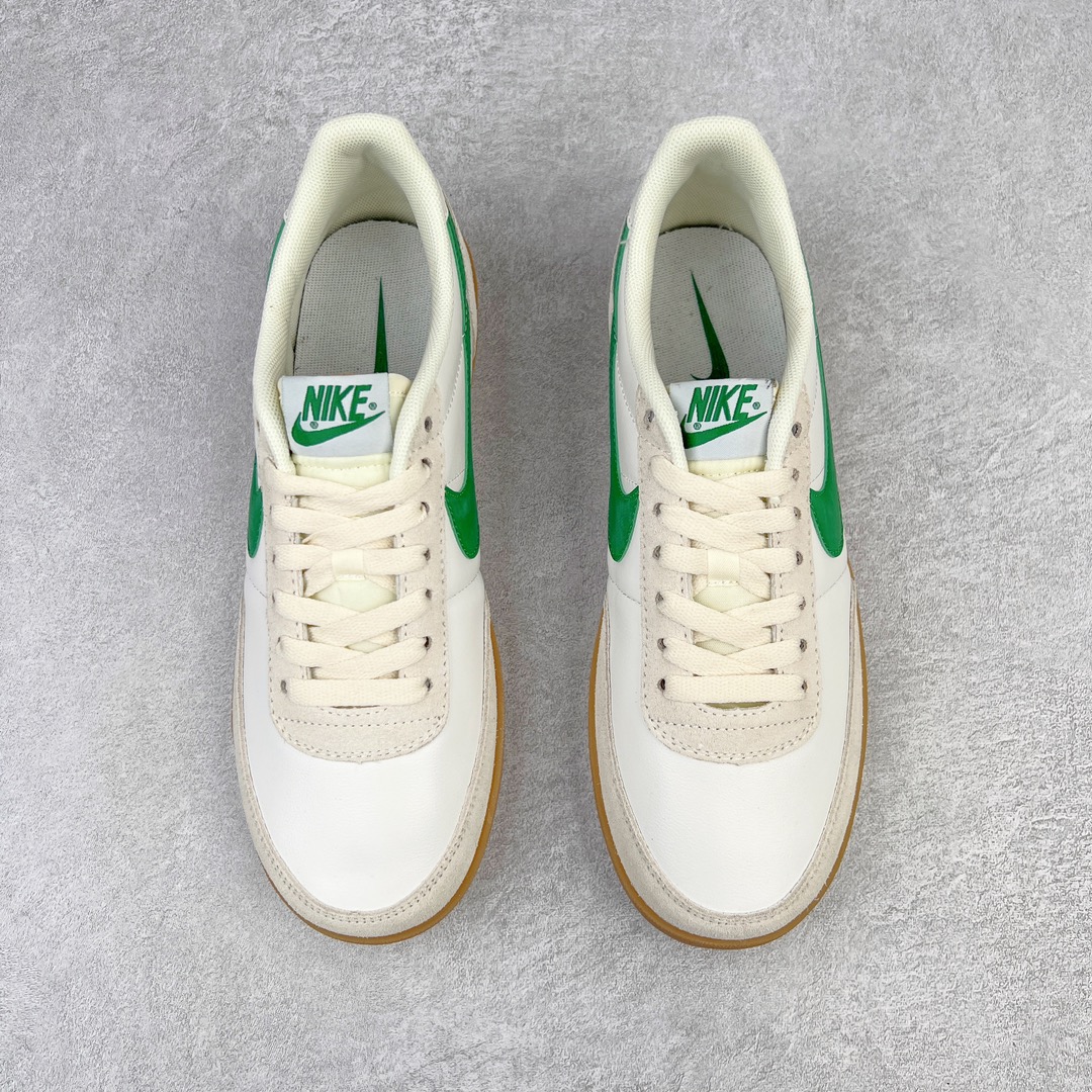 图片[2]-＃平台订单 J.Crew x NK Killshot II Leather 联名复古板鞋 采用米白色皮革制作鞋身 Swoosh 点缀其中 最后搭载棕色生胶大底 流露出满满的复古气气息 尺码：36 36.5 37.5 38 38.5 39 40 40.5 41 42 42.5 43 44-选品中心