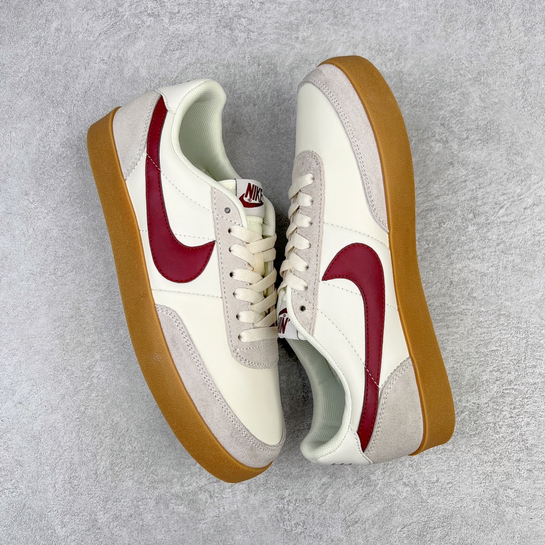 图片[3]-＃平台订单 J.Crew x NK Killshot II Leather 联名复古板鞋 采用米白色皮革制作鞋身 Swoosh 点缀其中 最后搭载棕色生胶大底 流露出满满的复古气气息 尺码：36 36.5 37.5 38 38.5 39 40 40.5 41 42 42.5 43 44-选品中心