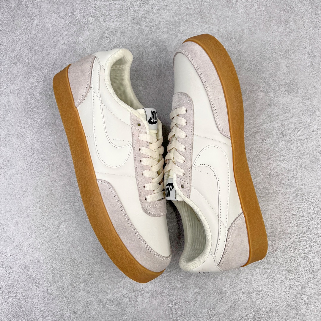 图片[3]-＃平台订单 J.Crew x NK Killshot II Leather 联名复古板鞋 采用米白色皮革制作鞋身 Swoosh 点缀其中 最后搭载棕色生胶大底 流露出满满的复古气气息 尺码：36 36.5 37.5 38 38.5 39 40 40.5 41 42 42.5 43 44-选品中心