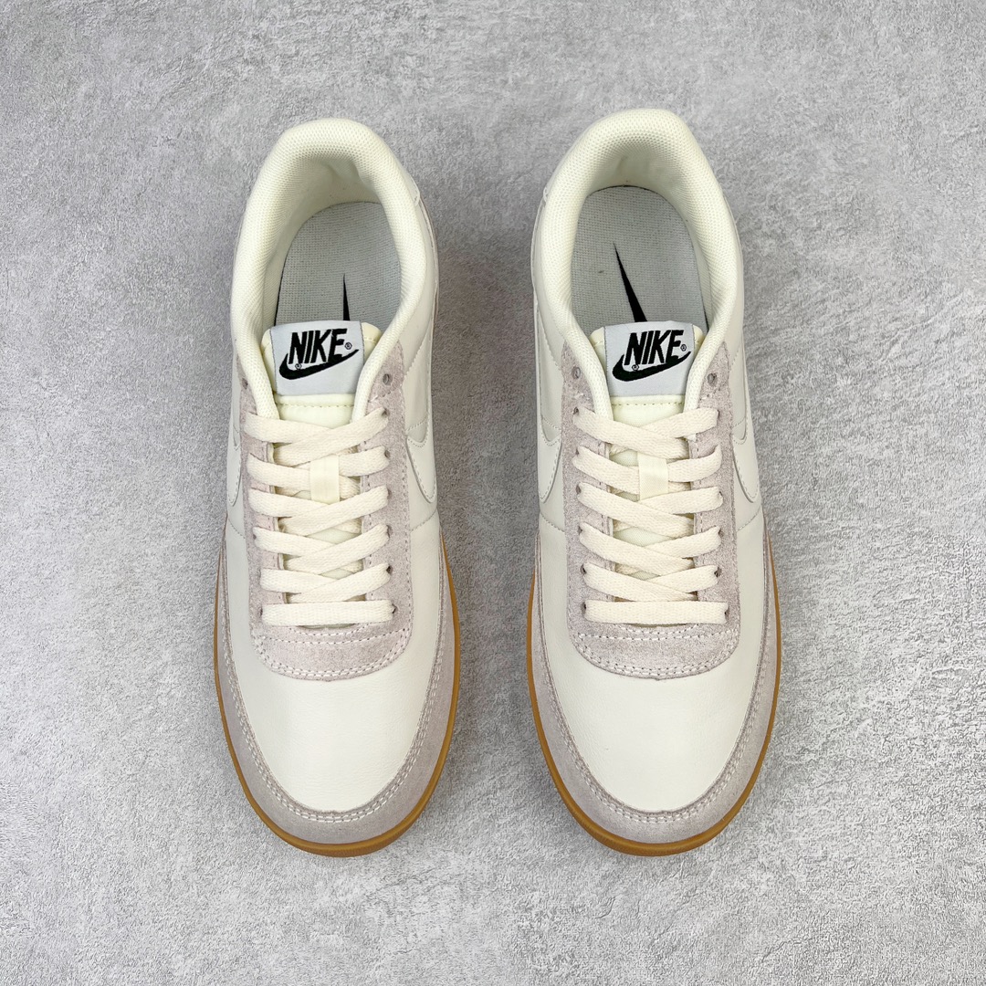 图片[2]-＃平台订单 J.Crew x NK Killshot II Leather 联名复古板鞋 采用米白色皮革制作鞋身 Swoosh 点缀其中 最后搭载棕色生胶大底 流露出满满的复古气气息 尺码：36 36.5 37.5 38 38.5 39 40 40.5 41 42 42.5 43 44-选品中心