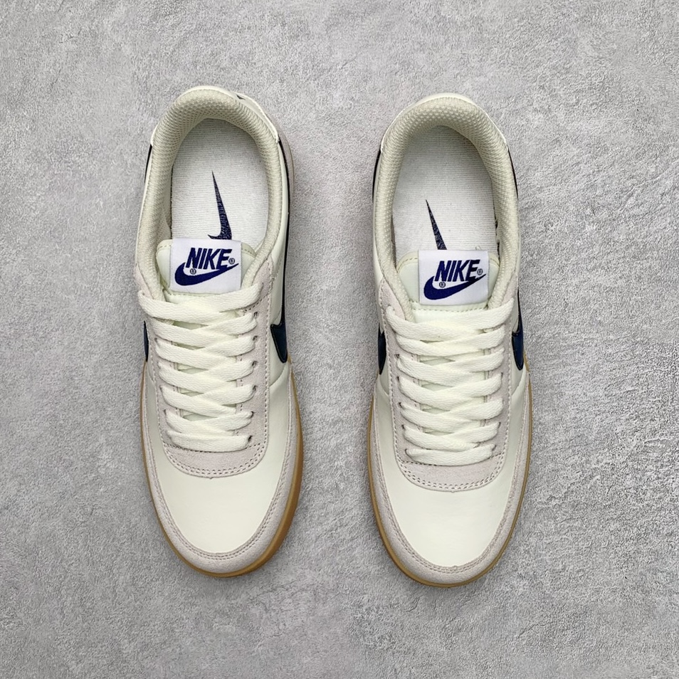 图片[2]-＃平台订单 J.Crew x NK Killshot II Leather 联名复古板鞋 采用米白色皮革制作鞋身 Swoosh 点缀其中 最后搭载棕色生胶大底 流露出满满的复古气气息 尺码：36 36.5 37.5 38 38.5 39 40 40.5 41 42 42.5 43 44-选品中心