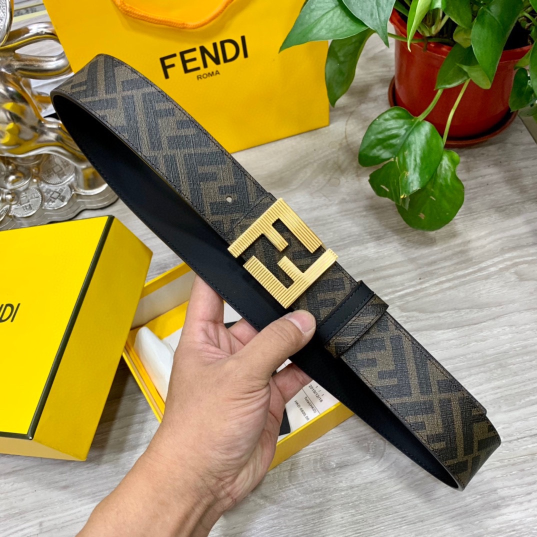 FENDI芬迪专柜同款宽4.0CM双