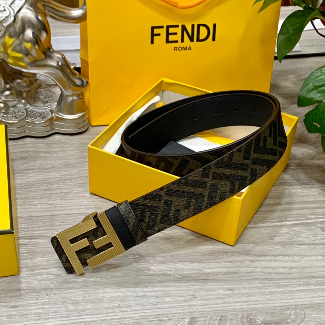 FENDI芬迪专柜同款宽4.0CM双