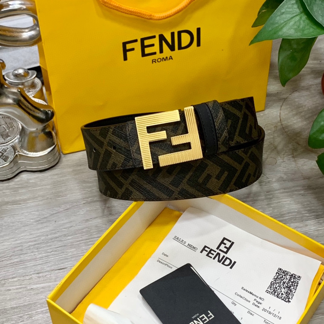 FENDI芬迪专柜同款宽4.0CM双