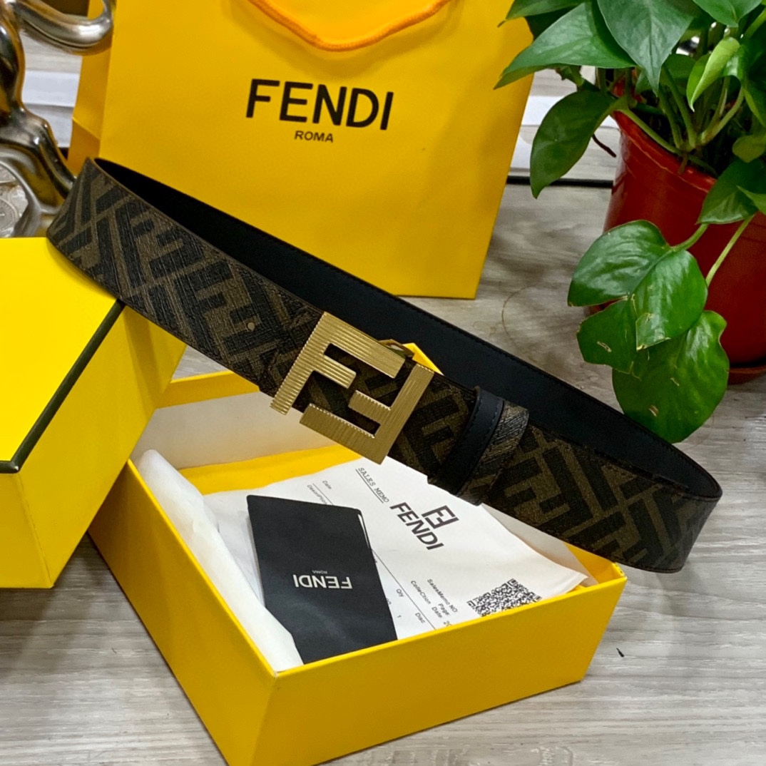 FENDI芬迪专柜同款宽4.0CM双