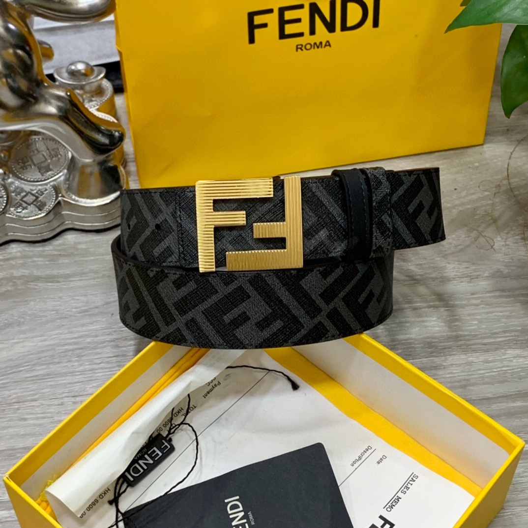 FENDI芬迪专柜同款宽4.0CM双