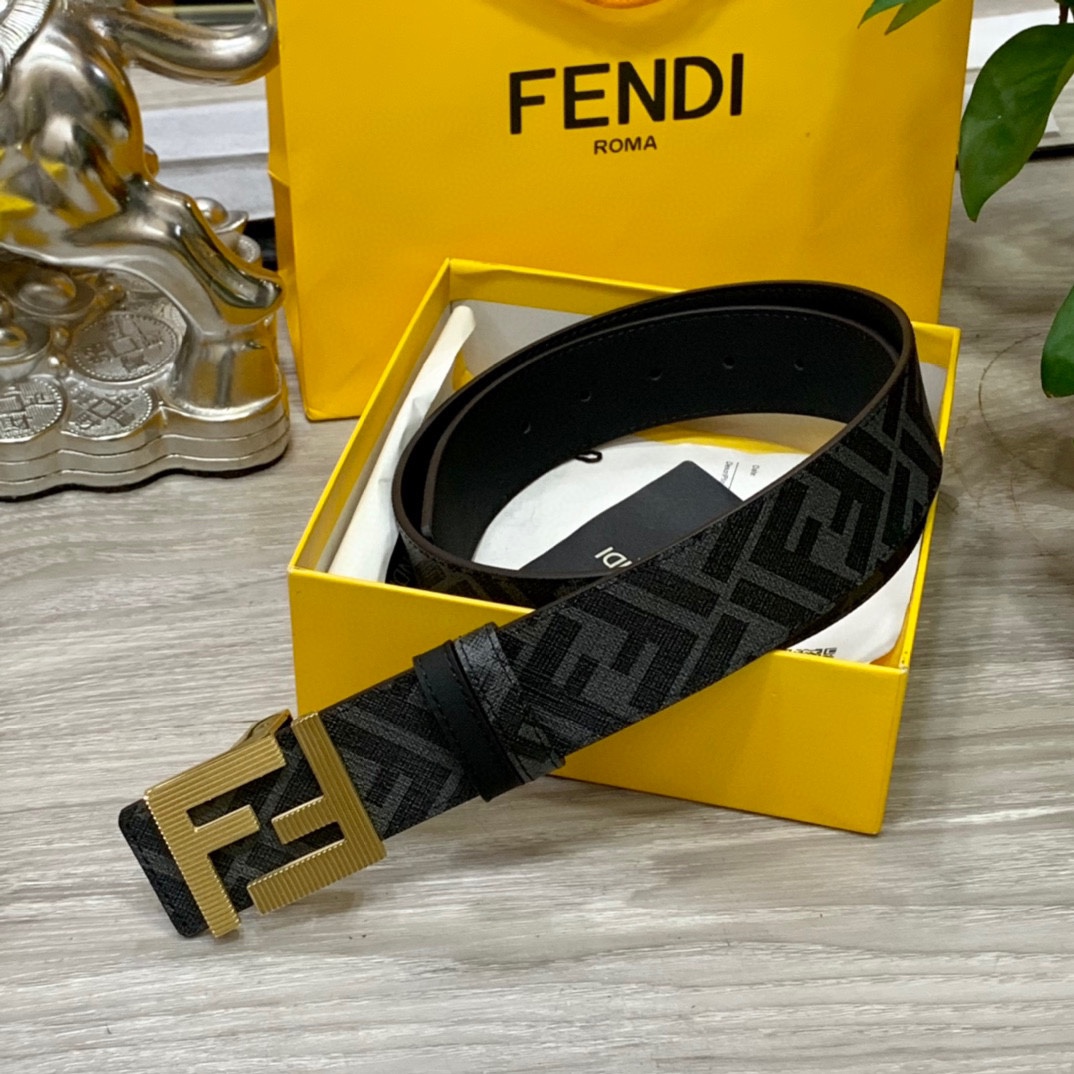 FENDI芬迪专柜同款宽4.0CM双