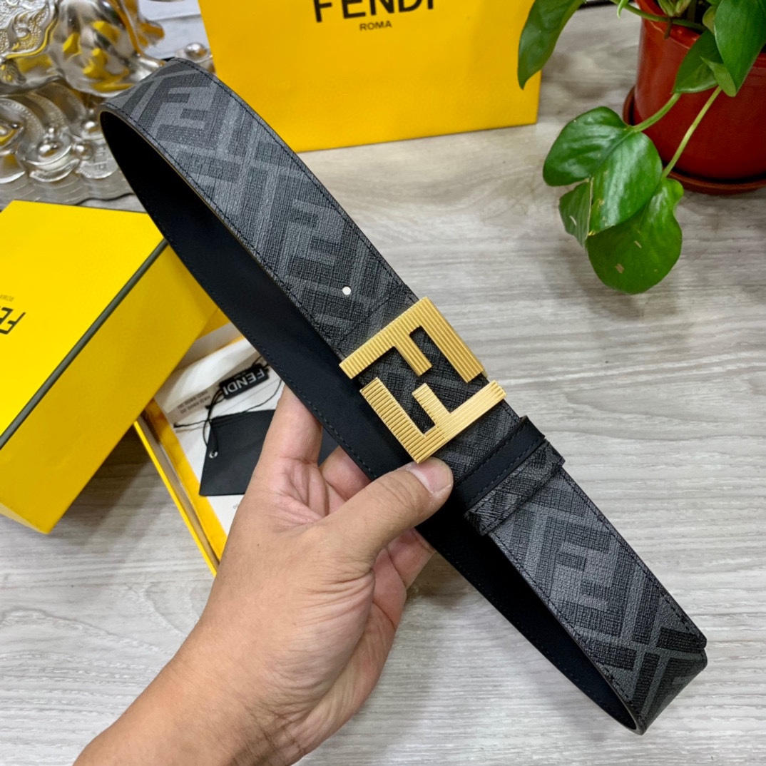 FENDI芬迪专柜同款宽4.0CM双