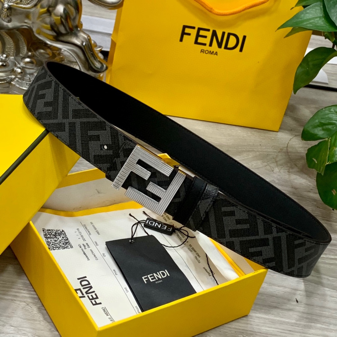 FENDI芬迪专柜同款宽4.0CM双