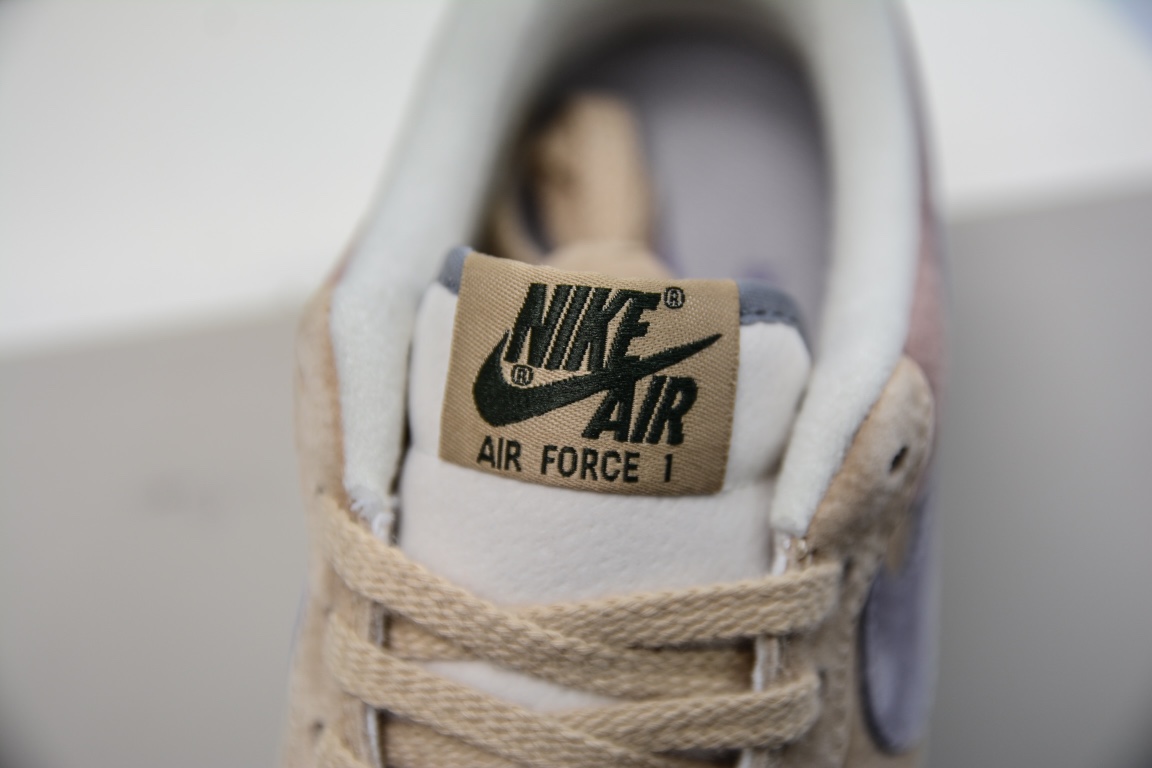 AirForce107Low棕紫麂皮