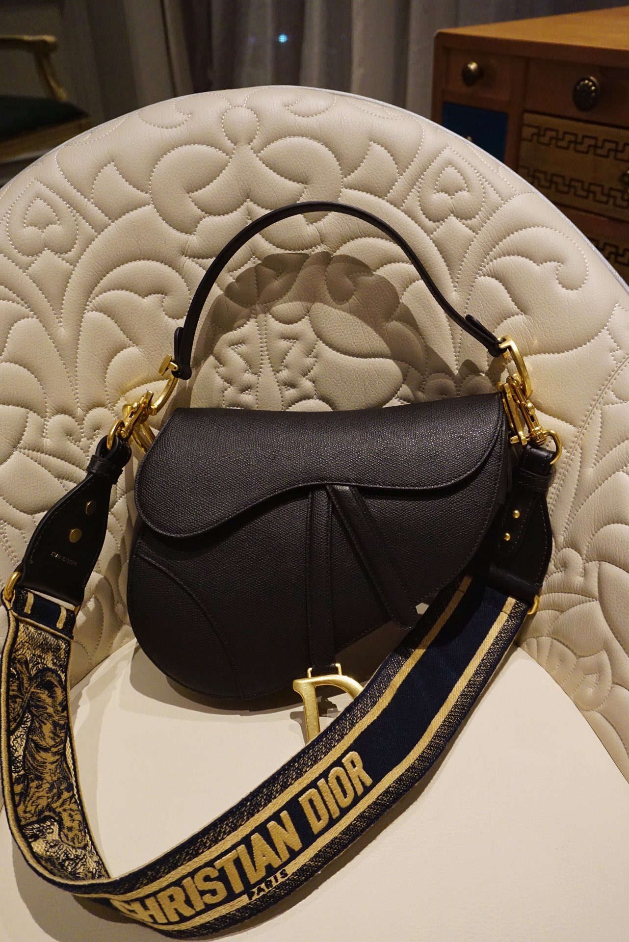 Dior Saddle Handbags Crossbody & Shoulder Bags Saddle Bags Black