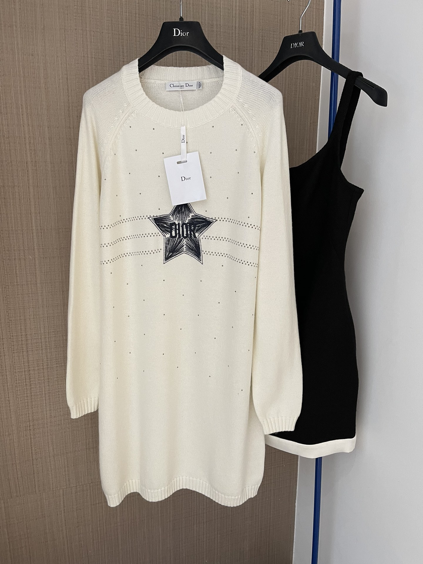 Dior Store
 Clothing Dresses Embroidery Cashmere Knitting Wool Spring Collection