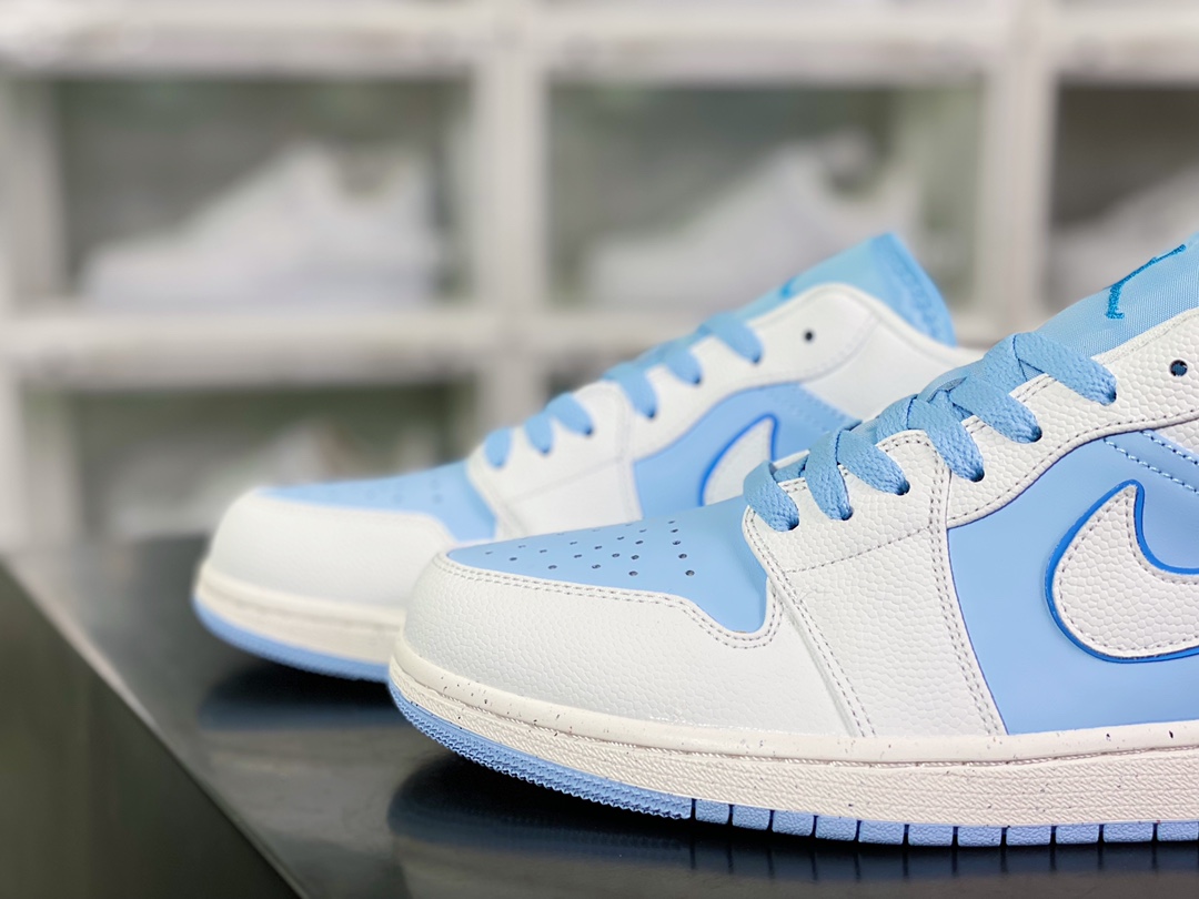 220 Wmns Air Jordan 1 Low GS”Reverse Ice Blue”AJ1乔丹一代低帮DV1299-104