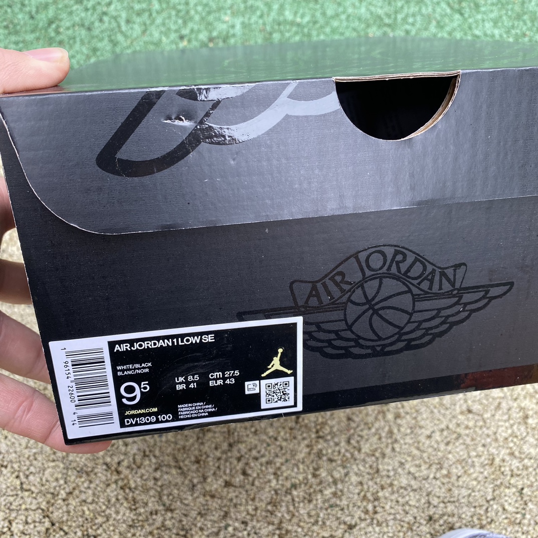 aj1黑白漆皮low尺码40-46纯