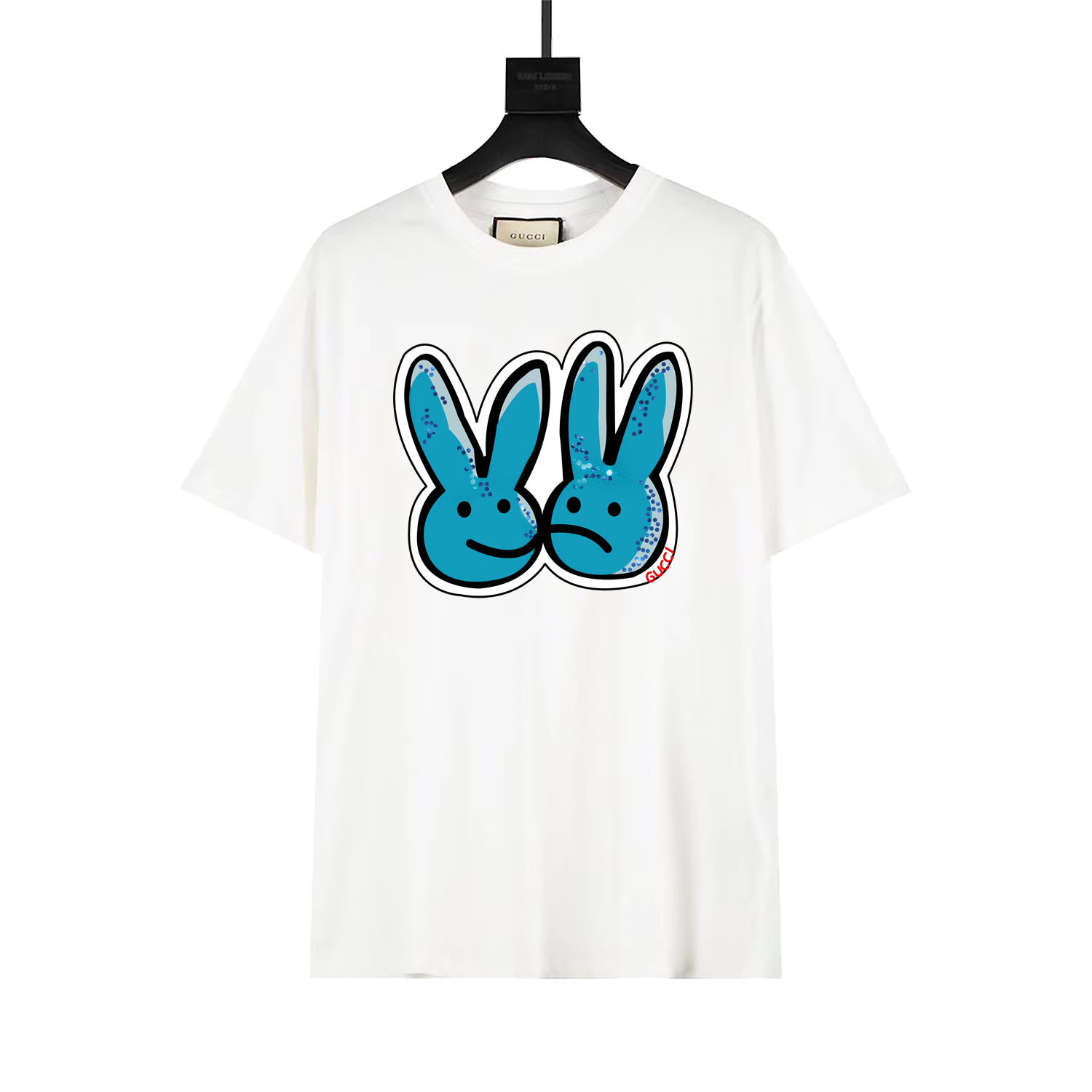 Camiseta de conejos dobles edición limitada gucci. Corte oversize. Tejido de algodón puro de 260 g, suave y cómodo. El …