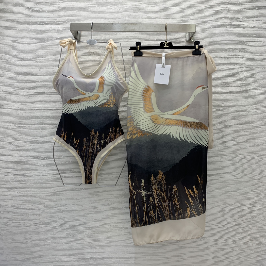 Dior Clothing Swimwear & Beachwear Printing Spring/Summer Collection Beach