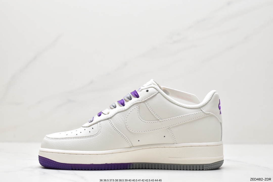 260 Nike Air Force 1 Low '07 “米灰紫”NK6928-205