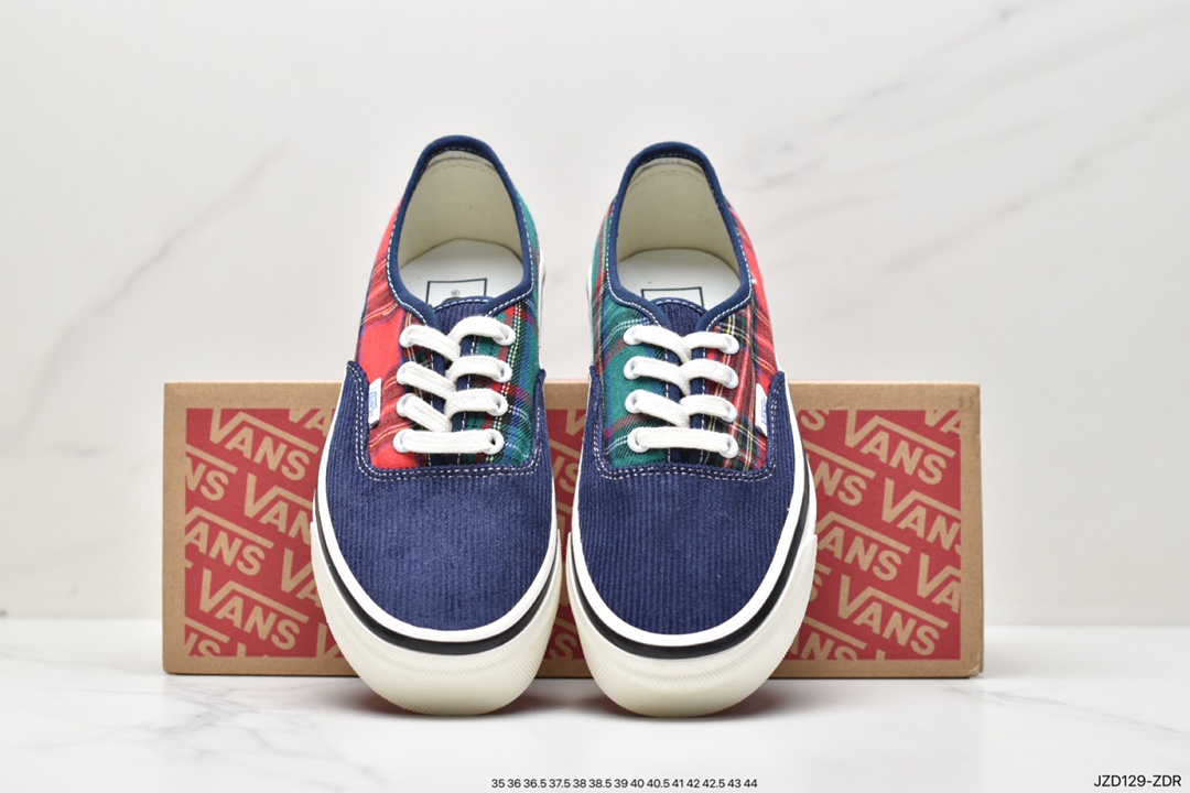 140 VANS/万斯 Vault OG Authentic LX 4孔低帮 百搭休闲帆布棋盘格板鞋