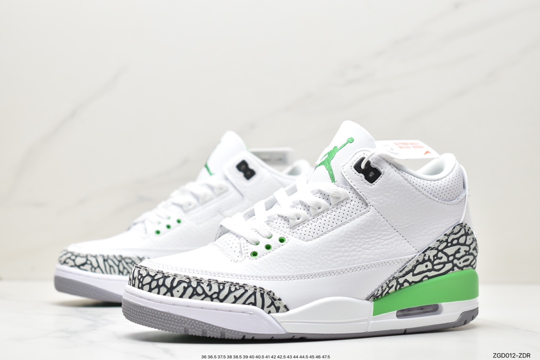 290 Nike Wmns Air Jordan 3 Retro”Lucky Green”迈克尔·乔丹AJ3代中帮CK9646-136