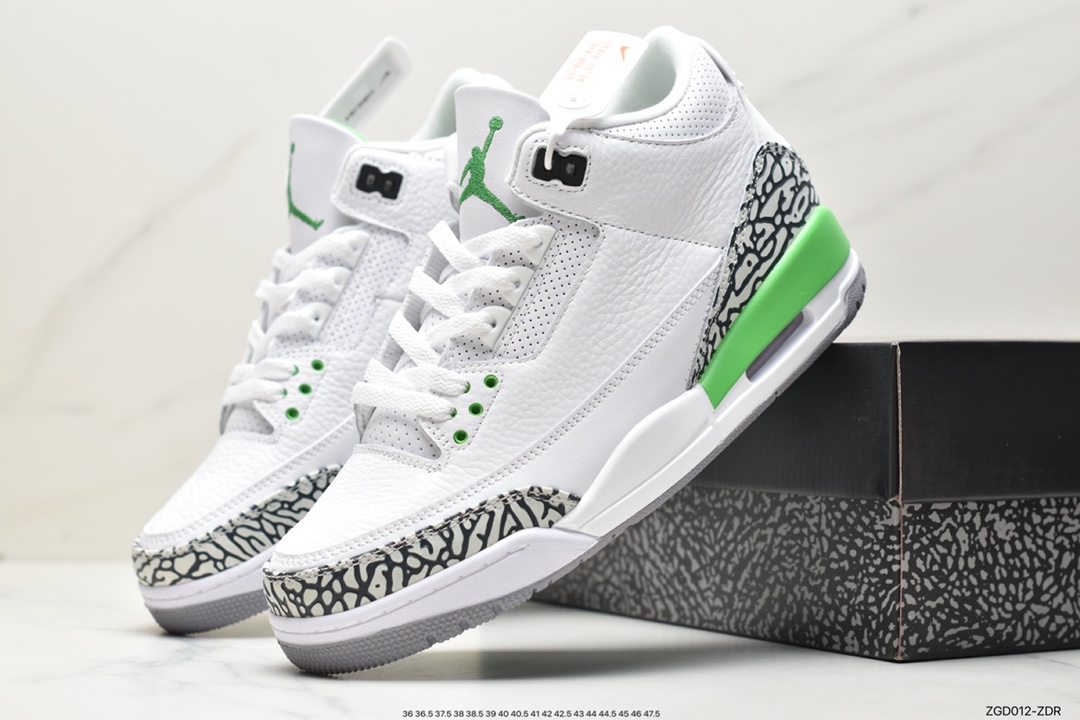 290 Nike Wmns Air Jordan 3 Retro”Lucky Green”迈克尔·乔丹AJ3代中帮CK9646-136