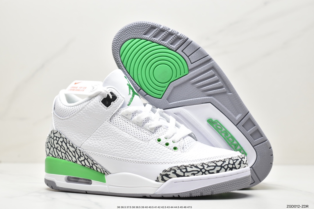 290 Nike Wmns Air Jordan 3 Retro”Lucky Green”迈克尔·乔丹AJ3代中帮CK9646-136