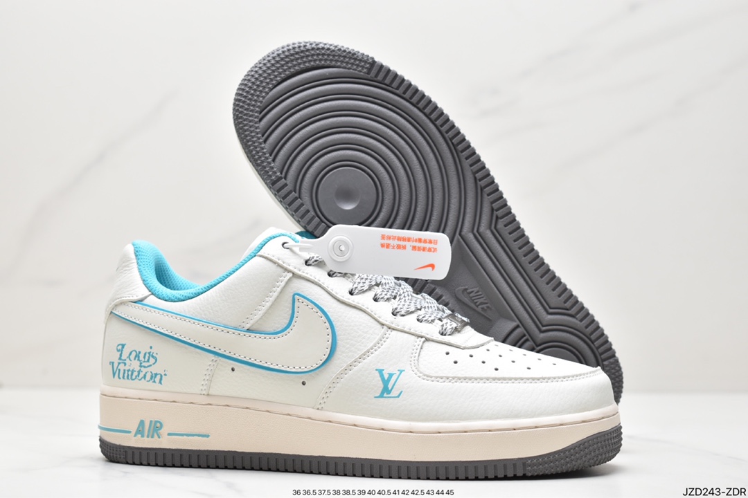 Air Force 1 07 LV8 ”Beige White/Sky Blue/LV” Air Force One HX123-004