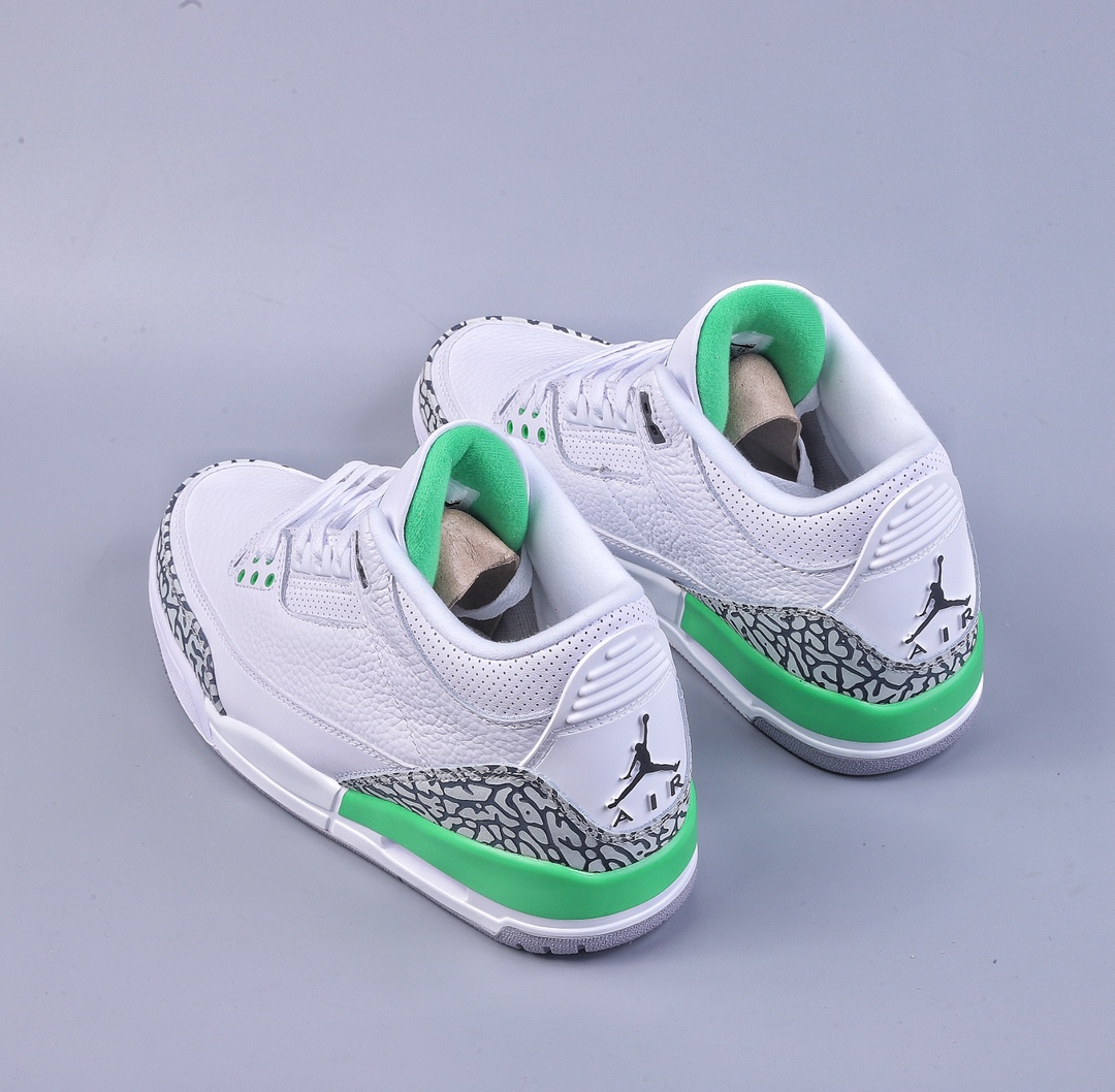 300 加强性价比Air Jordan 3 Retro ”Lucky Green”白绿  CK9646-136