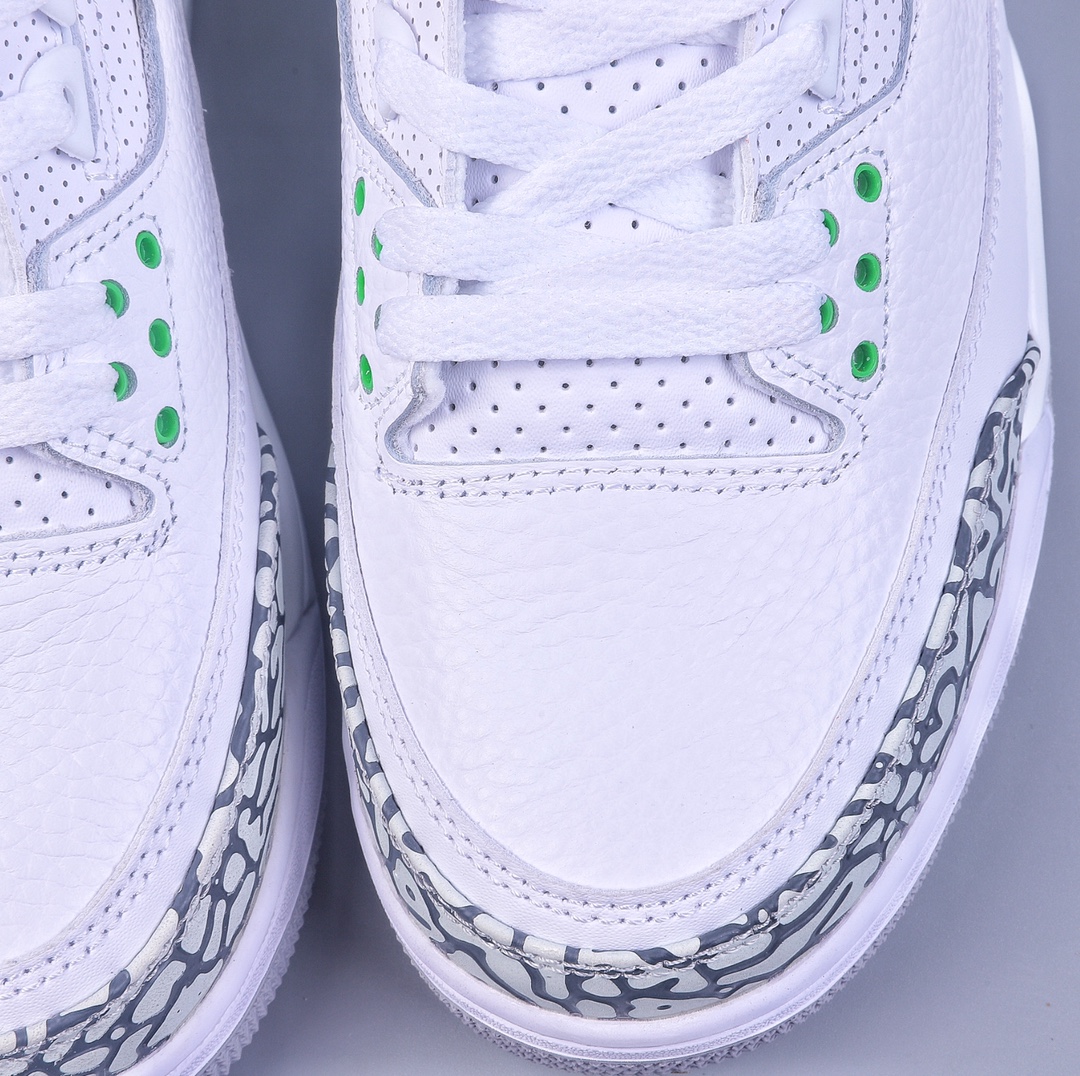 300 加强性价比Air Jordan 3 Retro ”Lucky Green”白绿  CK9646-136